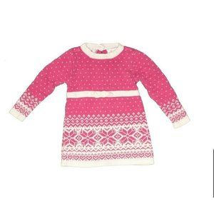 Heirloom Polly Flinders Pink Sweater‎ Dress
